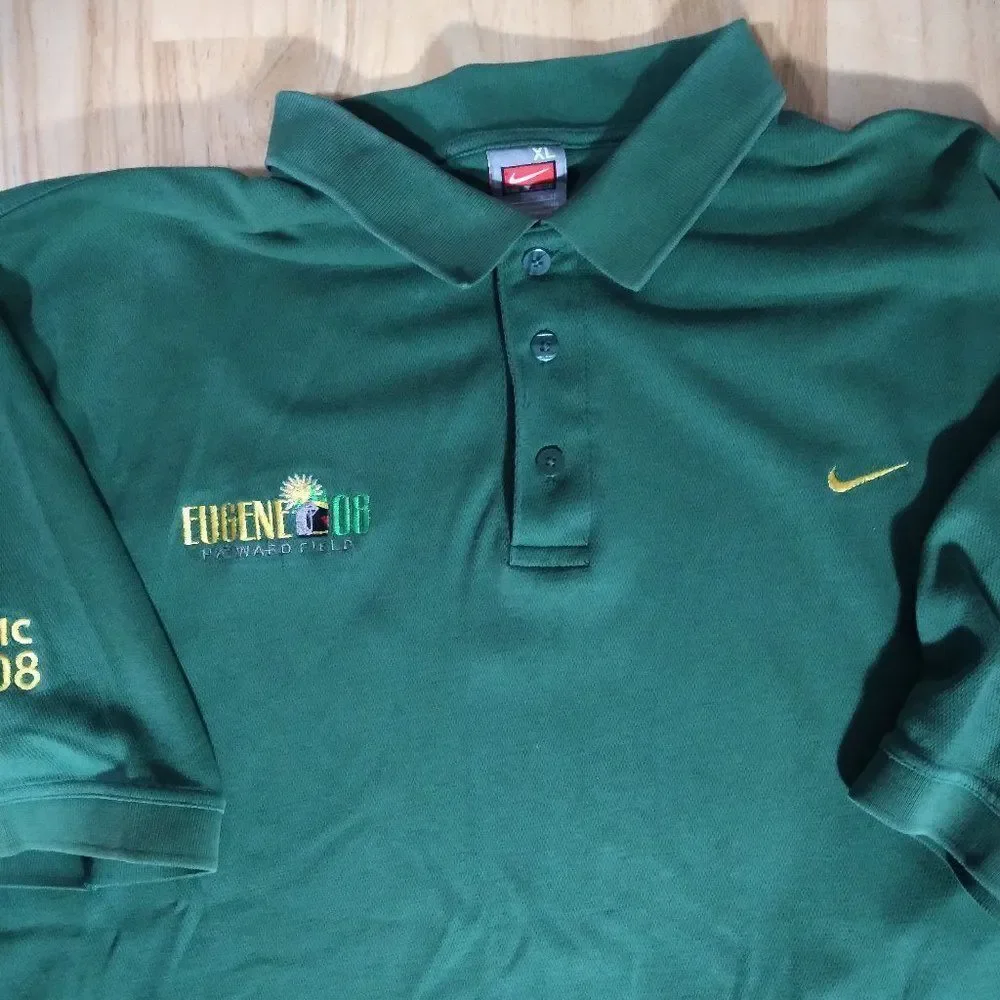 Nike Olympic Trials 2008 Hayward Field Eugene, Oregon Polo Shirt, Size X-Large -